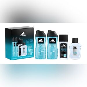 Adidas Ice Dive Fragrance Set - Blue and Black